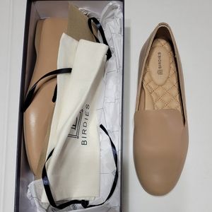 Birdies The Starling Taupe Leather Loafers Flats Size 6.5 with Box
